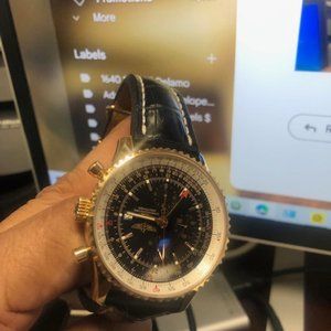 46 mm Rose Gold Breitling in Mint condition.